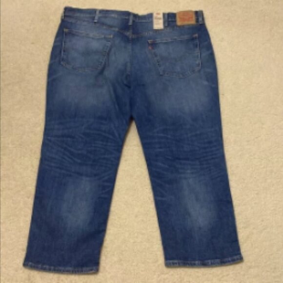 LEVI'S 559 Men's Relaxed Straight Cropped Blue Denim Jeans Size 46x25 - Picture 5 of 12